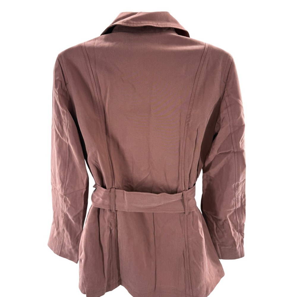 Club Monaco The Soft Trench Rose Double Breasted Belted Jacket XS MSRP278‎ NEW - Picture 12 of 13